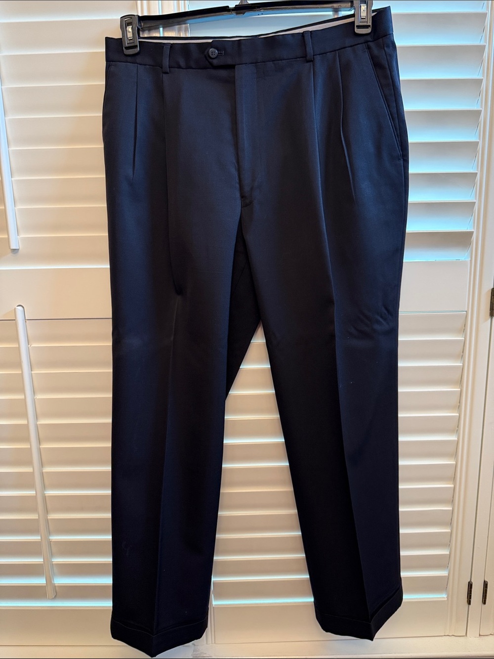 Men's Tailored Dress Pants in Black